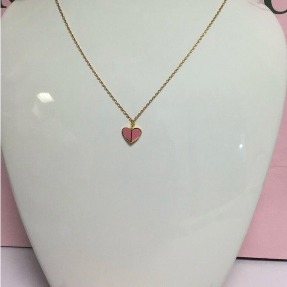 KATE SPADE Heritage Spade Mini Heart Pendant Necklace - Picture 4 of 5